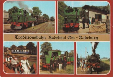 Radebeul - Traditionsbahn nach Radeburg - 1983 Radebeul - Traditionsbahn nach Radeburg - 1983