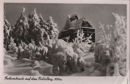Oberwiesenthal - Sachsenbaude - 1957 Oberwiesenthal - Sachsenbaude - 1957