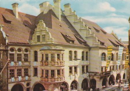 München - Das weltbekannte Hofbräuhaus - ca. 1975 München - Das weltbekannte Hofbräuhaus - ca. 1975