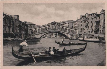 Italien - Venedig - Ponte di Rialto - ca. 1955 Italien - Venedig - Ponte di Rialto - ca. 1955