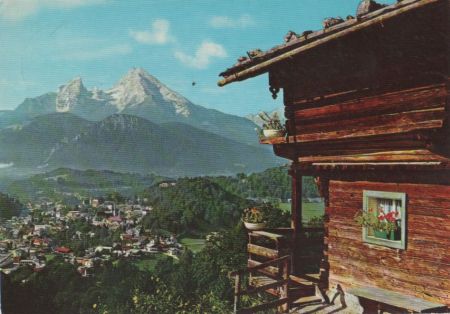 Berchtesgaden - mit Watzmann - 1976 Berchtesgaden - mit Watzmann - 1976