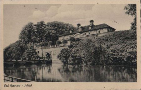 Bad Pyrmont - Schloß - ca. 1955 Bad Pyrmont - Schloß - ca. 1955