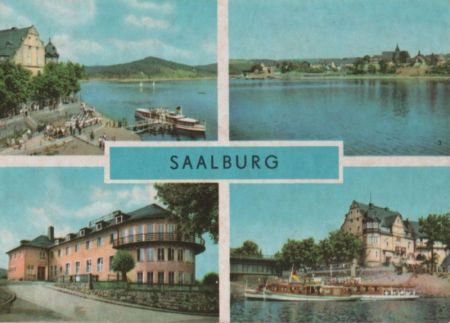 Saalburg-Ebersdorf - u.a. Blick über die Talsperre - 1969 Saalburg-Ebersdorf - u.a. Blick über die Talsperre - 1969