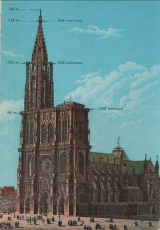 Frankreich - Strasbourg - La Cathedrale - ca. 1970 Frankreich - Strasbourg - La Cathedrale - ca. 1970