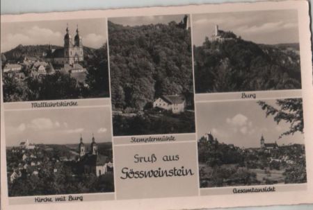 Gößweinstein - u.a. Stempfermühle - 1951 Gößweinstein - u.a. Stempfermühle - 1951