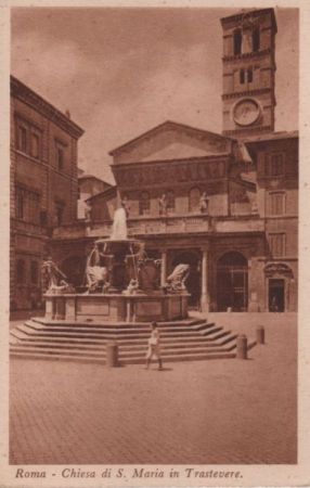 Italien - Rom - Chiesa di S. Maria in Trastevere - ca. 1950 Italien - Rom - Chiesa di S. Maria in Trastevere - ca. 1950