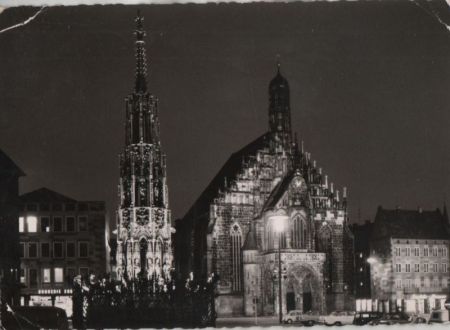 Nürnberg - Frauenkirche und Schöner Brunnen - 1964 Nürnberg - Frauenkirche und Schöner Brunnen - 1964