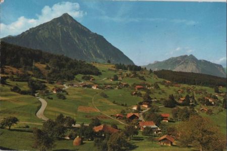 Krattigen - Schweiz - Niesen und Stockhorn Krattigen - Schweiz - Niesen und Stockhorn