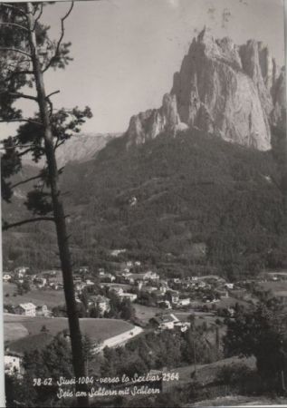 Italien - Seis - Siusi - verso lo Sciliar - 1957 Italien - Seis - Siusi - verso lo Sciliar - 1957