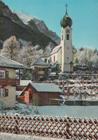 Grainau - Dorfkirche - ca. 1975 Grainau - Dorfkirche - ca. 1975