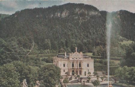 Schloß Linderhof - ca. 1955 Schloß Linderhof - ca. 1955