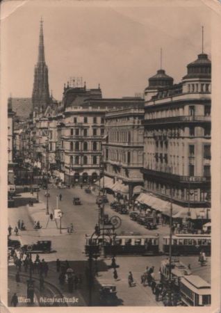 Österreich - Wien - Kärtnerstraße - ca. 1950 Österreich - Wien - Kärtnerstraße - ca. 1950