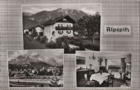Krün - Gästehaus Alpspitz - ca. 1960 Krün - Gästehaus Alpspitz - ca. 1960