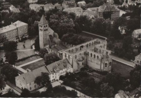 Bad Hersfeld - Ruine der Stiftskirche - ca. 1965 Bad Hersfeld - Ruine der Stiftskirche - ca. 1965