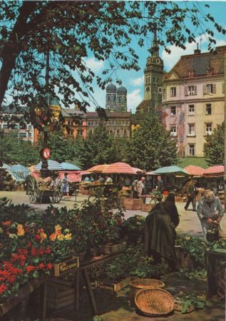 München - Viktualienmarkt - ca. 1985 München - Viktualienmarkt - ca. 1985