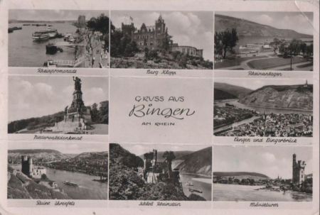 Bingen - u.a. mit Bingerbrück - 1953 Bingen - u.a. mit Bingerbrück - 1953