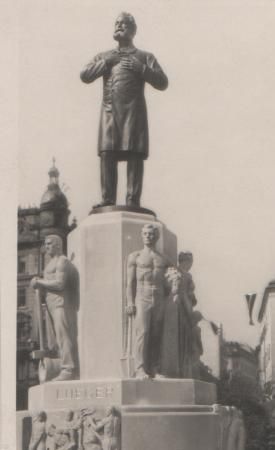 Österreich - Wien I. - Dr.-Karl-Lueger-Denkmal - ca. 1955 Österreich - Wien I. - Dr.-Karl-Lueger-Denkmal - ca. 1955
