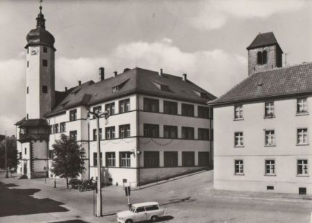 Weida - Rathaus am Neumarkt - 1980 Weida - Rathaus am Neumarkt - 1980
