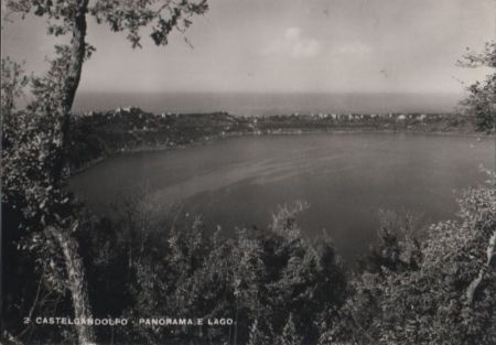 Italien - Castelgandolfo - Panorama e Lago - ca. 1960 Italien - Castelgandolfo - Panorama e Lago - ca. 1960
