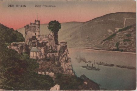 Trechtingshausen, Burg Rheinstein - ca. 1920 Trechtingshausen, Burg Rheinstein - ca. 1920