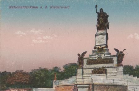 Rüdesheim - Niederwald - Nationaldenkmal - ca. 1925 Rüdesheim - Niederwald - Nationaldenkmal - ca. 1925