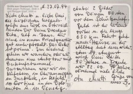 Oberperfuss - Österreich - Blick gegen Rosskogel