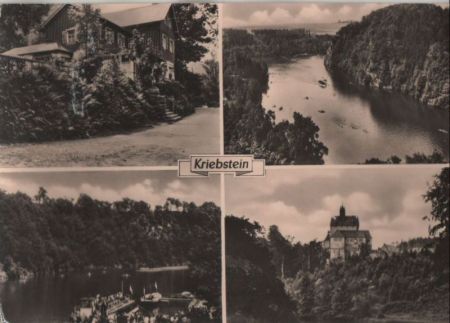 Kriebstein - mit 4 Bildern - 1962 Kriebstein - mit 4 Bildern - 1962