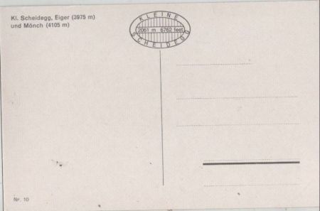 Kleine Scheidegg - Schweiz - Eiger und Mönch