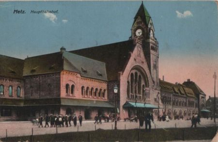 Metz - Hauptbahnhof - ca. 1925 Metz - Hauptbahnhof - ca. 1925