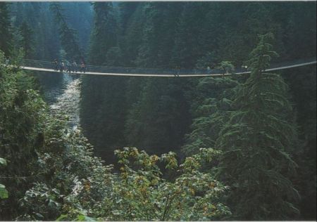 Kanada - Vancouver - Capilano Suspension Bridge - ca. 1985 Kanada - Vancouver - Capilano Suspension Bridge - ca. 1985