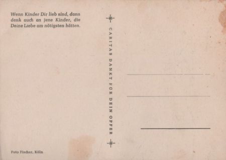 Spielende Kinder Caritas-Karte