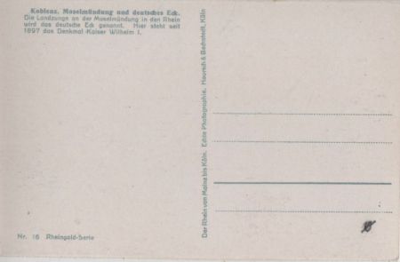 Koblenz - Moselmündung am Deutschen Eck