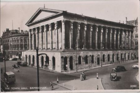 Großbritannien - Birmingham - The Twon Hall - 1954 Großbritannien - Birmingham - The Twon Hall - 1954