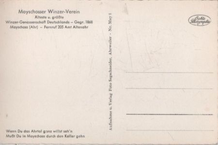 Mayschoß - Winzer-Verein Mayschoß - Winzer-Verein