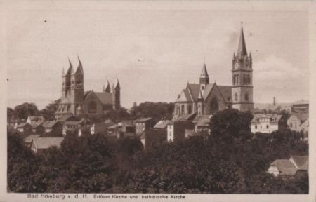 Bad Homburg - Erlöser Kirche - ca. 1940 Bad Homburg - Erlöser Kirche - ca. 1940