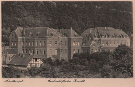 Bad Münstereifel - Erzbischöfliches Konvikt - ca. 1935 Bad Münstereifel - Erzbischöfliches Konvikt - ca. 1935
