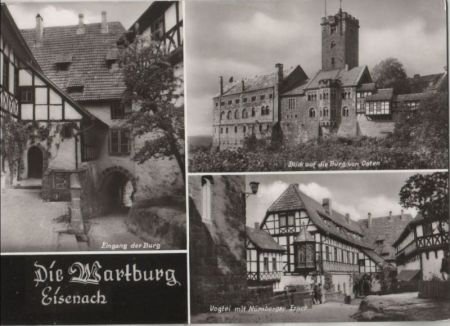 Eisenach - Wartburg, u.a. Vogtei mit Nürnberger Erker - 1979 Eisenach - Wartburg, u.a. Vogtei mit Nürnberger Erker - 1979