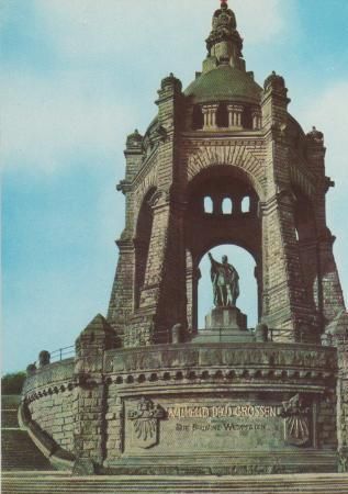 Porta Westfalica - Kaiser-Wilhelm-Denkmal - ca. 1975 Porta Westfalica - Kaiser-Wilhelm-Denkmal - ca. 1975