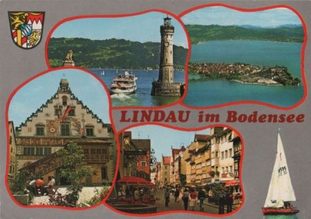 Lindau - 4 Teilbilder - ca. 1980 Lindau - 4 Teilbilder - ca. 1980