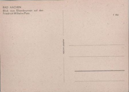 Aachen - Friedrich-Wilhelm-Platz