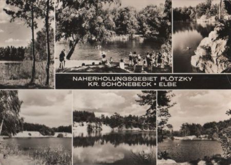 Plötzky - Naherholungsgebiet, u.a. Giselasee - 1978 Plötzky - Naherholungsgebiet, u.a. Giselasee - 1978
