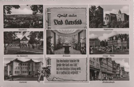 Bad Hersfeld - u.a. Stiftsruine - 1959 Bad Hersfeld - u.a. Stiftsruine - 1959