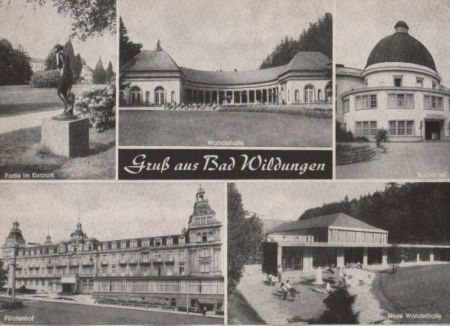 Bad Wildungen - u.a. Fürstenhof - 1969 Bad Wildungen - u.a. Fürstenhof - 1969