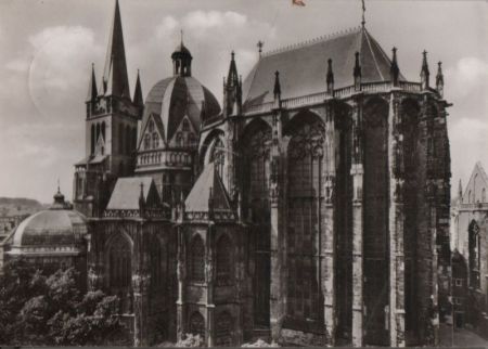 Aachen - Dom von Südosten - 1965 Aachen - Dom von Südosten - 1965