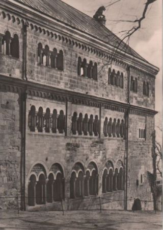 Eisenach - Wartburg, Westfront des Palas - 1971 Eisenach - Wartburg, Westfront des Palas - 1971