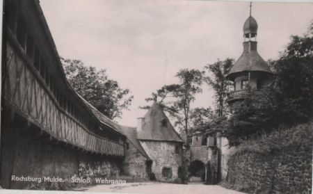 Lunzenau-Rochsburg - Schloss, Wehrgang Lunzenau-Rochsburg - Schloss, Wehrgang