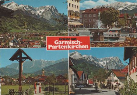 Garmisch-Partenkirchen - u.a. Floriansplatz - 1977 Garmisch-Partenkirchen - u.a. Floriansplatz - 1977