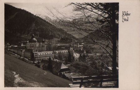 Kloster Ettal - 1958 Kloster Ettal - 1958