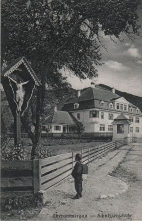 Oberammergau - Schnitzerschule - ca. 1950 Oberammergau - Schnitzerschule - ca. 1950