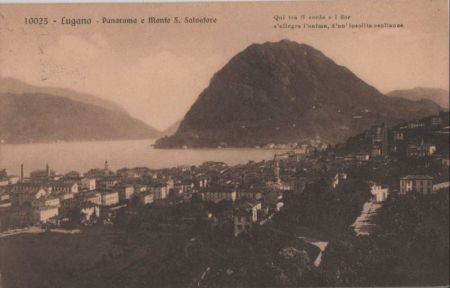 Schweiz - Lugano - Panorama - 1913 Schweiz - Lugano - Panorama - 1913